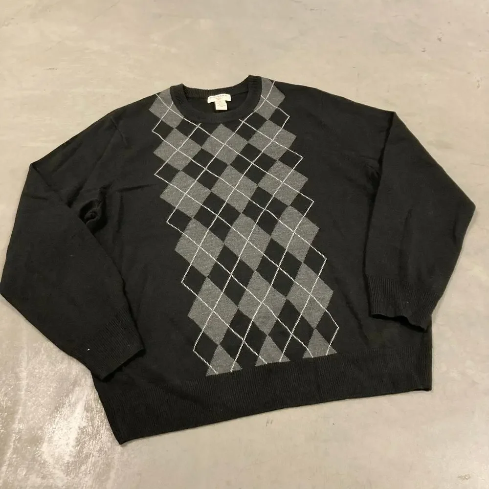 vintage patterned sweater